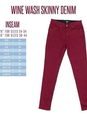 LuLaRoe Wine Wash Skinny Denim Jeans